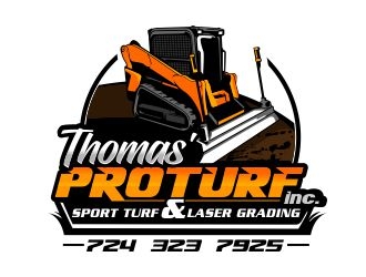 Thomas Proturf Inc. logo design by veron