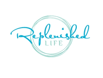Replenished Life logo design by Marianne