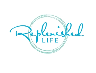 Replenished Life logo design by Marianne
