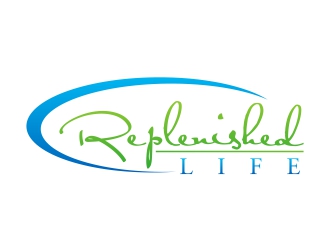 Replenished Life logo design by xteel