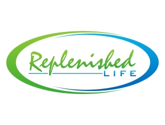 Replenished Life logo design by xteel