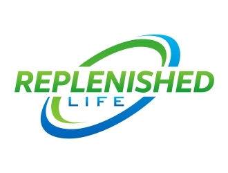 Replenished Life logo design by xteel