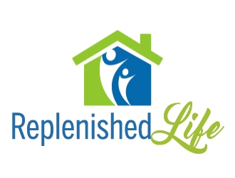 Replenished Life logo design by ElonStark