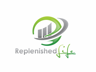 Replenished Life logo design by serprimero