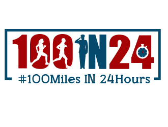 100 Miles In 24 Hours logo design by yaya2a