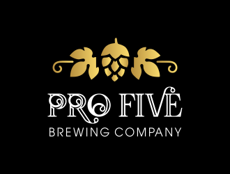 Pro Five Brewing Company logo design by JessicaLopes