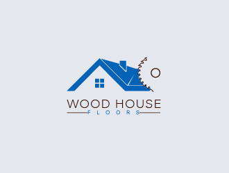 Wood House Floors logo design by GrafixDragon