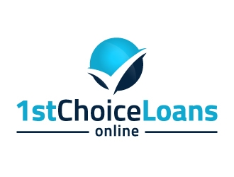 1st Choice Online Loans logo design by akilis13
