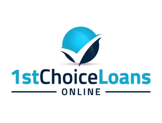 1st Choice Online Loans logo design by akilis13