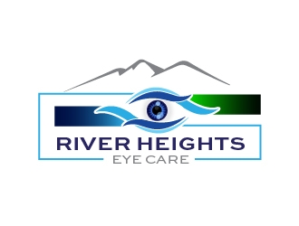 River Heights Eye Care logo design by mmyousuf