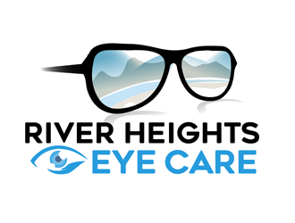 River Heights Eye Care logo design by megalogos