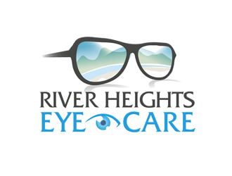 River Heights Eye Care logo design by megalogos