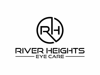 River Heights Eye Care logo design by ubai popi