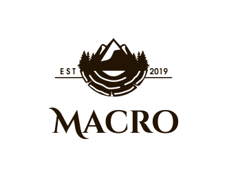 Macro  logo design by JessicaLopes