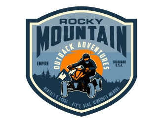 Rocky Mountain Outback Adventures logo design by daywalker