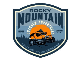 Rocky Mountain Outback Adventures logo design by daywalker