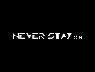 NEVER STAY idle logo design by JessicaLopes