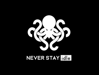 NEVER STAY idle logo design by Danny19