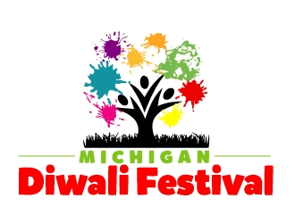 Michigan Diwali Festival logo design by ElonStark
