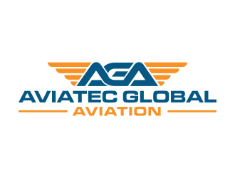 AVIATEC GLOBAL AVIATION logo design by hidro