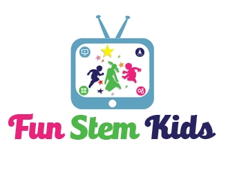 Fun Stem Kids logo design by nikkl