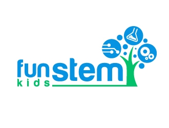 Fun Stem Kids logo design by Alex7390