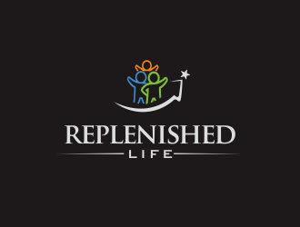 Replenished Life logo design by YONK