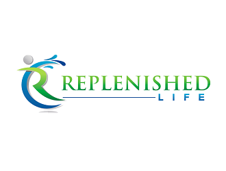 Replenished Life logo design by coco