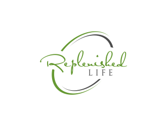 Replenished Life logo design by akhi