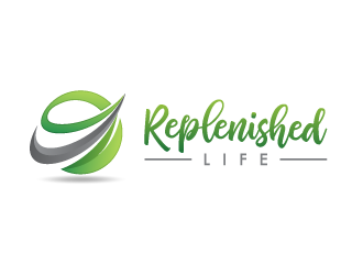 Replenished Life logo design by pencilhand