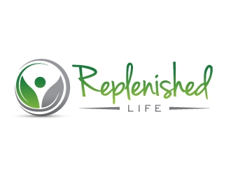 Replenished Life logo design by akilis13