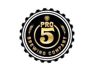 Pro Five Brewing Company logo design by nona