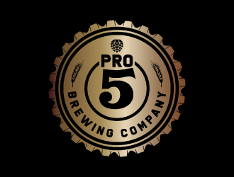 Pro Five Brewing Company logo design by nona