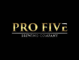 Pro Five Brewing Company logo design by giphone