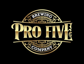 Pro Five Brewing Company logo design by daywalker