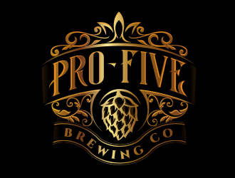 Pro Five Brewing Company logo design by schiena