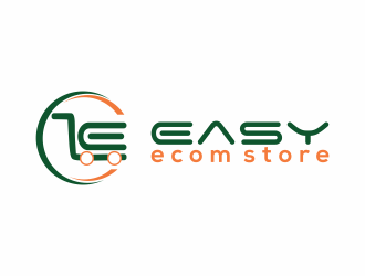 Easy Ecom Store logo design by Mahrein