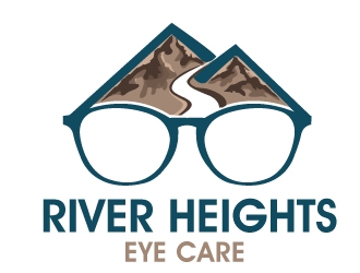 River Heights Eye Care logo design by PMG