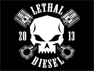 Lethal Diesel logo design by ORPiXELSTUDIOS