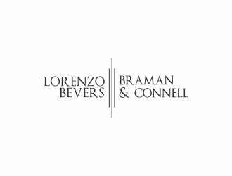 Lorenzo Bevers Braman & Connell logo design by giphone