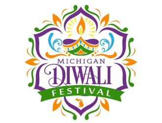 Michigan Diwali Festival logo design by jaize