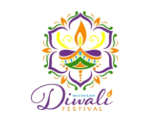 Michigan Diwali Festival logo design by jaize