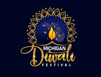 Michigan Diwali Festival logo design by veron