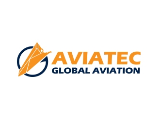 AVIATEC GLOBAL AVIATION logo design by ZVRIO