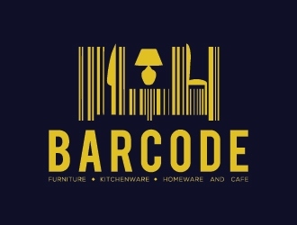 Barcode logo design by Lovoos