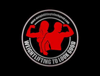 www.weightliftingtolookgood.com logo design by beejo