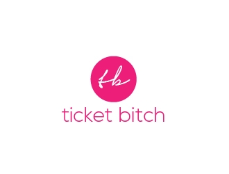 Ticket Bitch logo design by my!dea