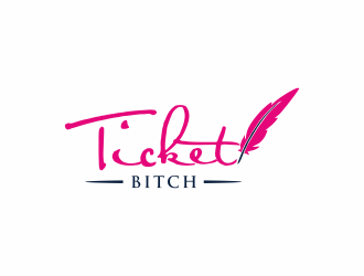 Ticket Bitch logo design by ammad