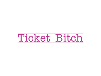 Ticket Bitch logo design by oke2angconcept