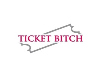Ticket Bitch logo design by maserik